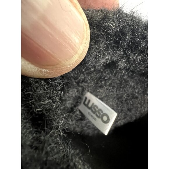 Lusso Cloud Guru Sherp Waffle Knit Chukka Sneakers in Black - Picture 8 of 9